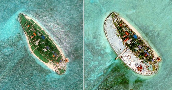 中方：越南在中国南沙20多个岛礁填海造地