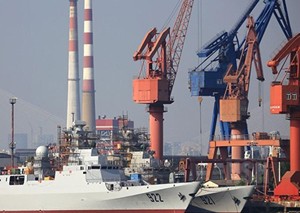 实拍中国最帅外贸护卫舰